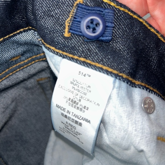 Nwt Boys Levi’s Jeans Pants 514 Straight Adjustable Waist Sz 8 Reg 24x22 - Picture 4 of 5